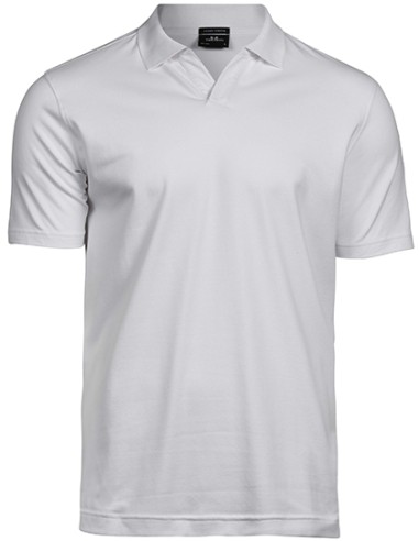 TEE-1404-Luxury Stretch V-Neck Polo